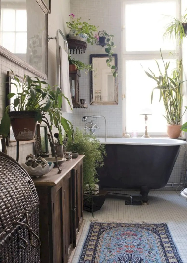 24 Examples To Pull Off Boho Style In Your Bathroom DigsDigs