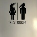 Barbara and Adam Restroom Decal. Beetlejuice Decal. Bathroom Etsy