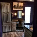 Purple & Grey Bathroom Small bathroom decor, Bathroom paint colors