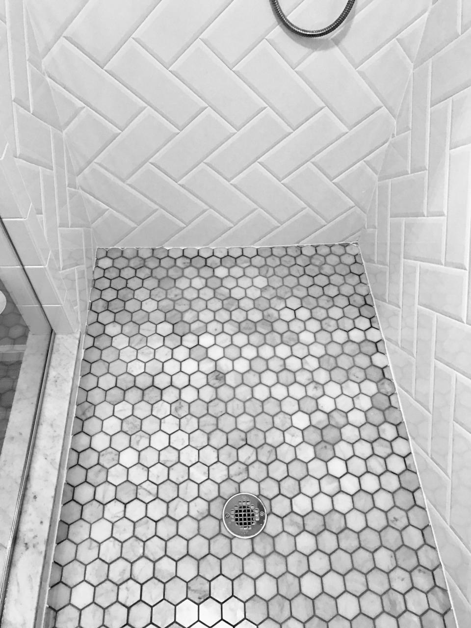 Hexagon Bathroom Floor Tile Ideas