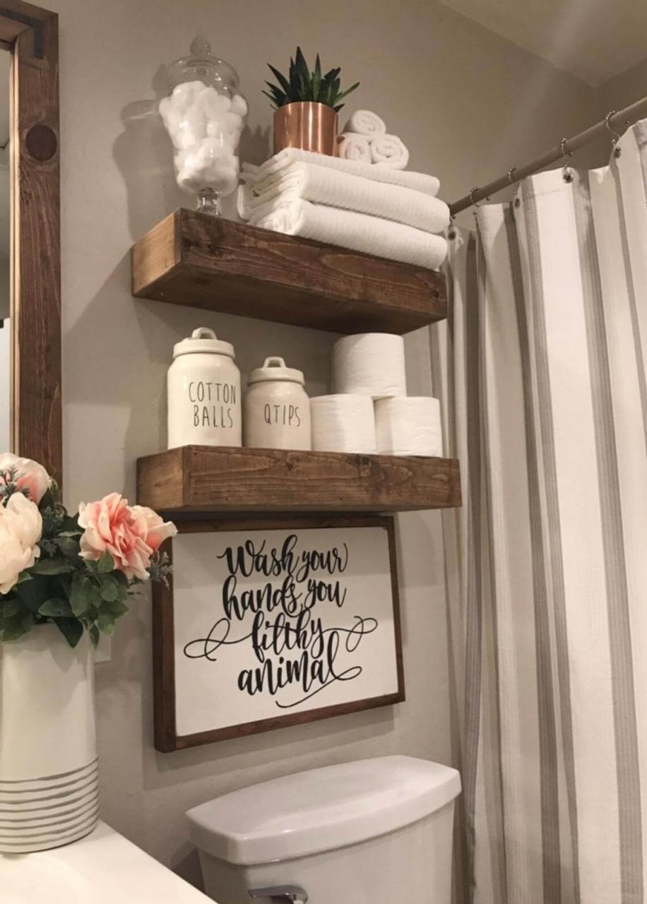 Wood Works Wonders in this Rustic Bathroom — Homebnc