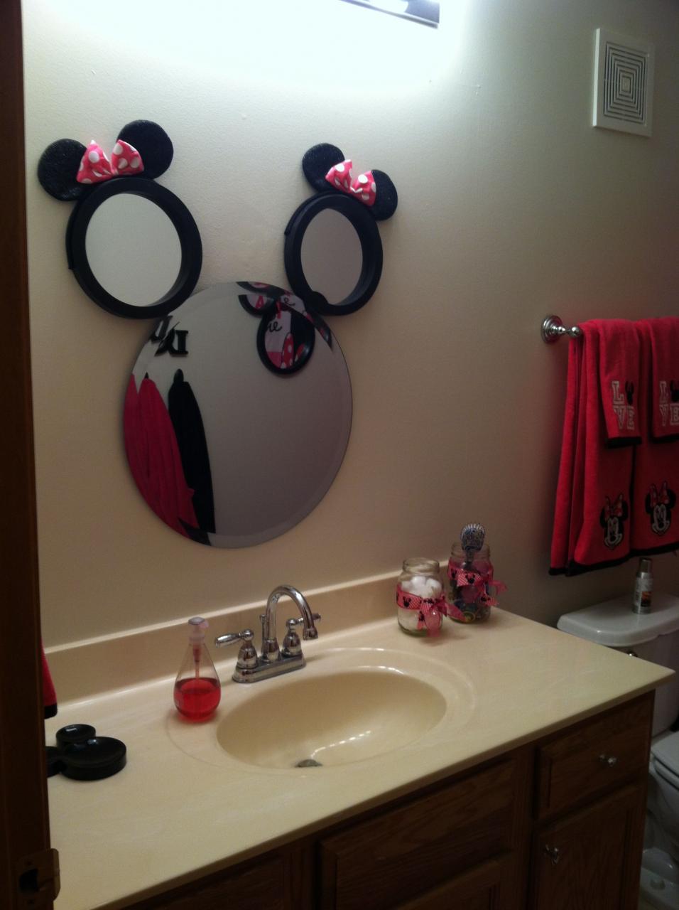 Mirror ears Minnie mouse bathroom, Home decor, Decor