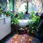 colorfulhippybathroom homefurnishings Bohemian bathroom, Boho