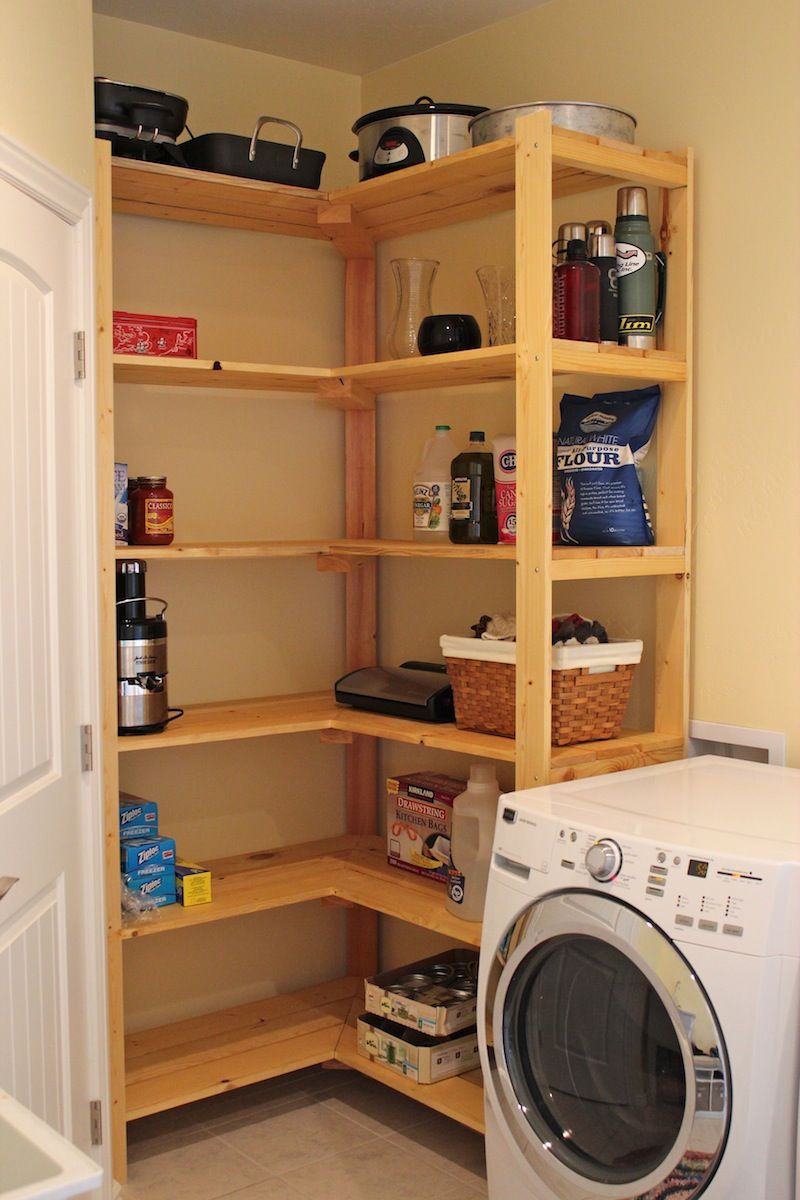Laundry Room Storage Shelves Home Inspiration