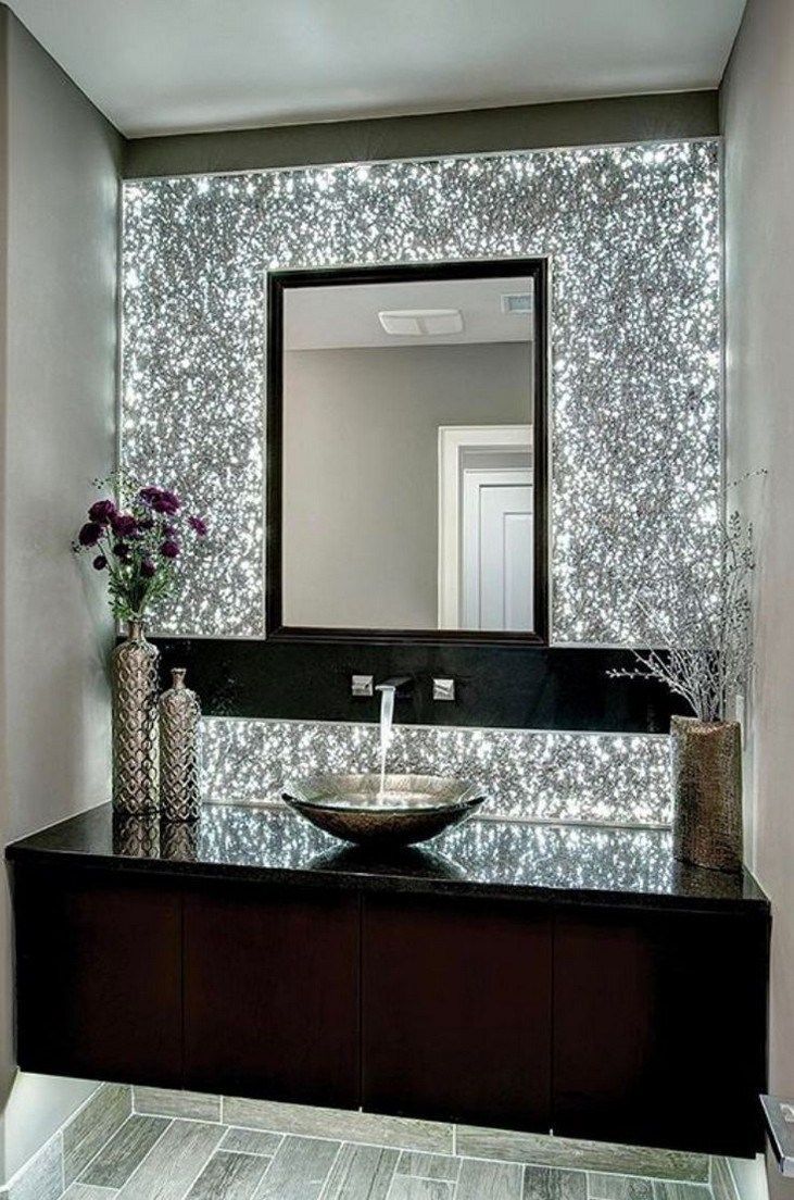 glitter bathroom decor Modern bathroom decor, Bling bathroom, Modern