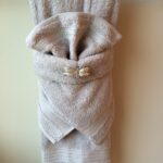 Fancy towel folding with dragonfly bling! … Airbnb Bathroom towel