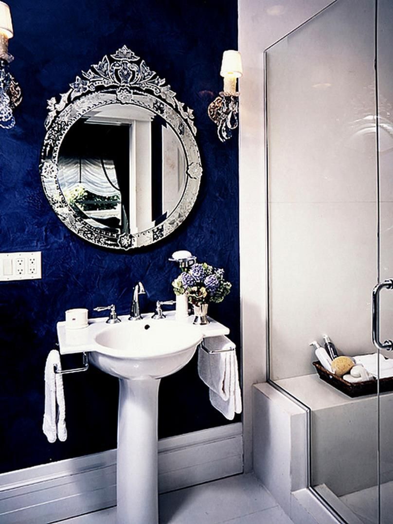 23 Amazing Royal Blue Bathroom Sets BathroomSets Blue bathroom decor