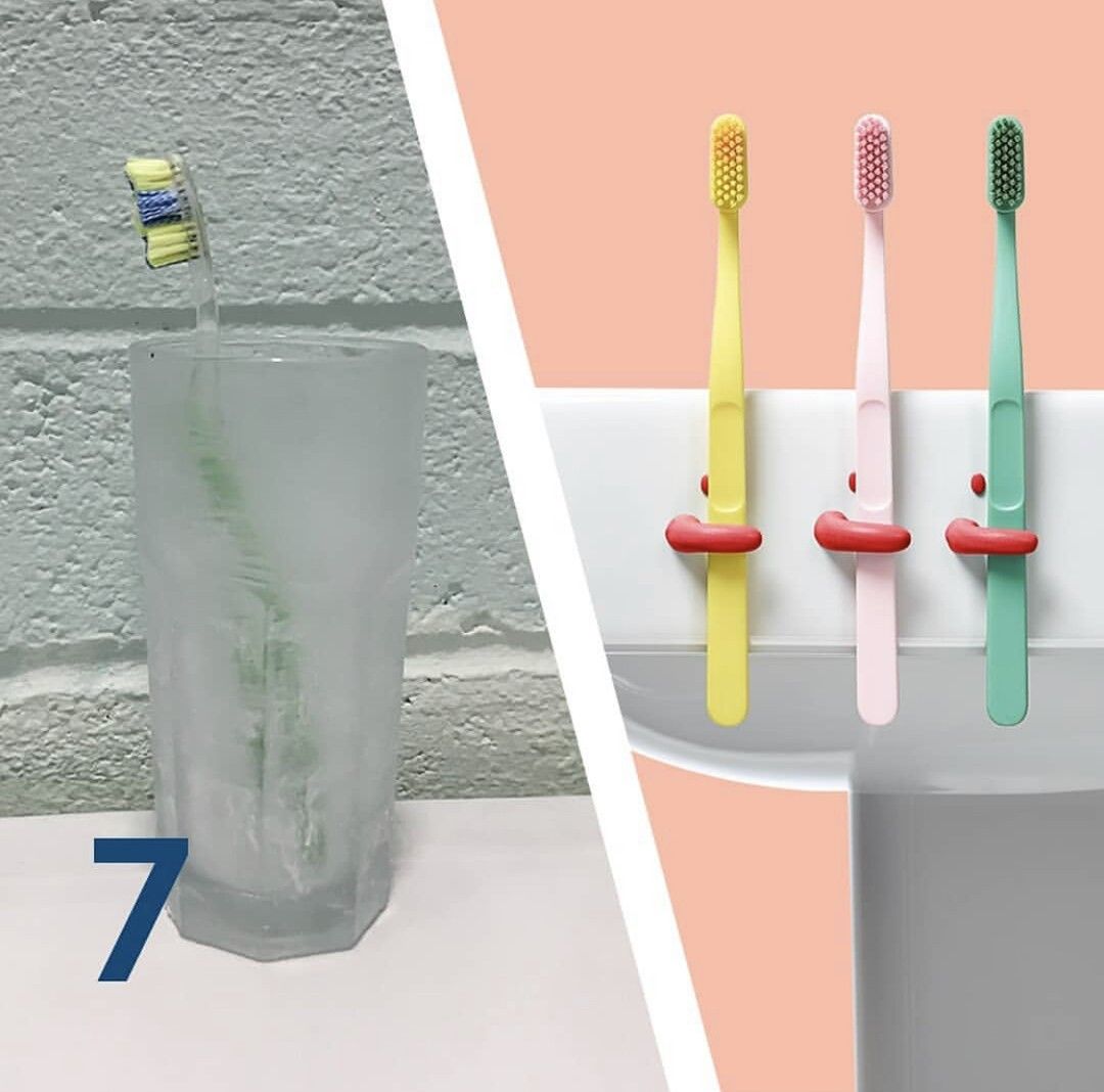 Day 7 Howto store your toothbrush! 👄 See link in bio 🔝