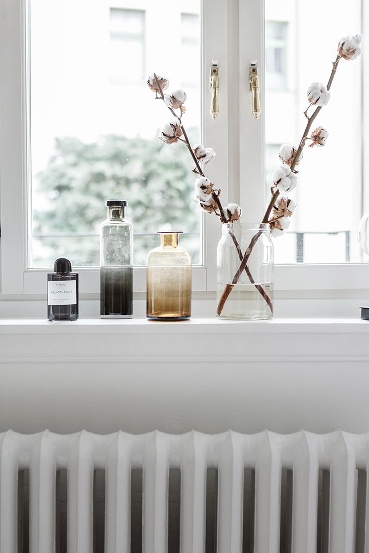a monochromist Home Tour Modern Scandi (With images) Window sill