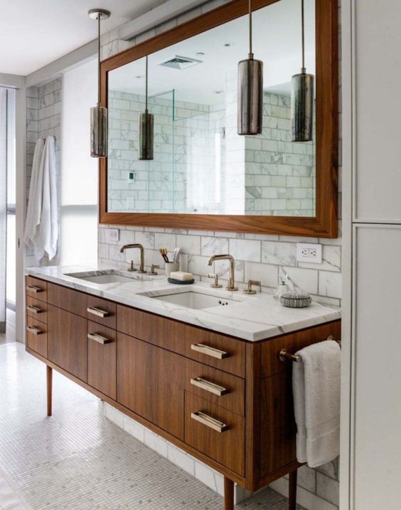 What Is Hot On Pinterest Modern Bathroom Décor!