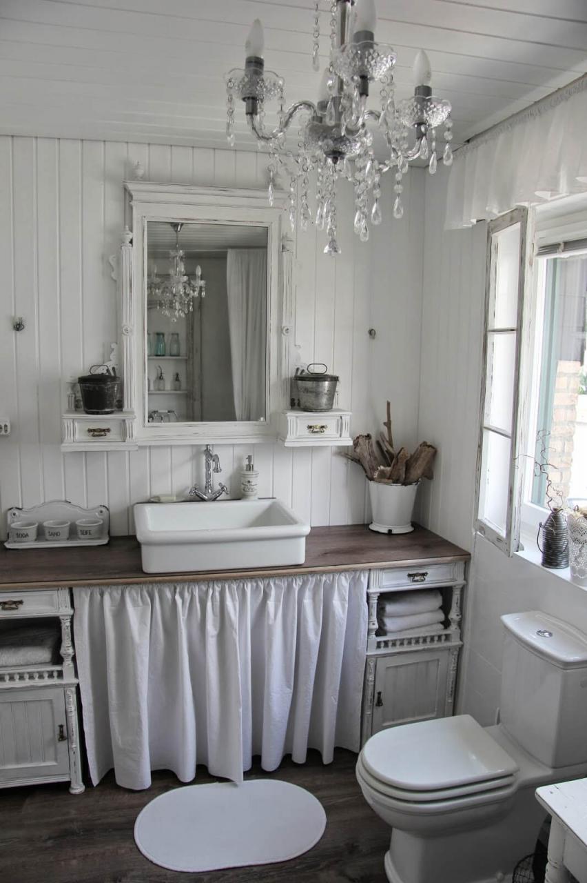 15 Lovely Shabby Chic Bathroom Decor Ideas Style Motivation