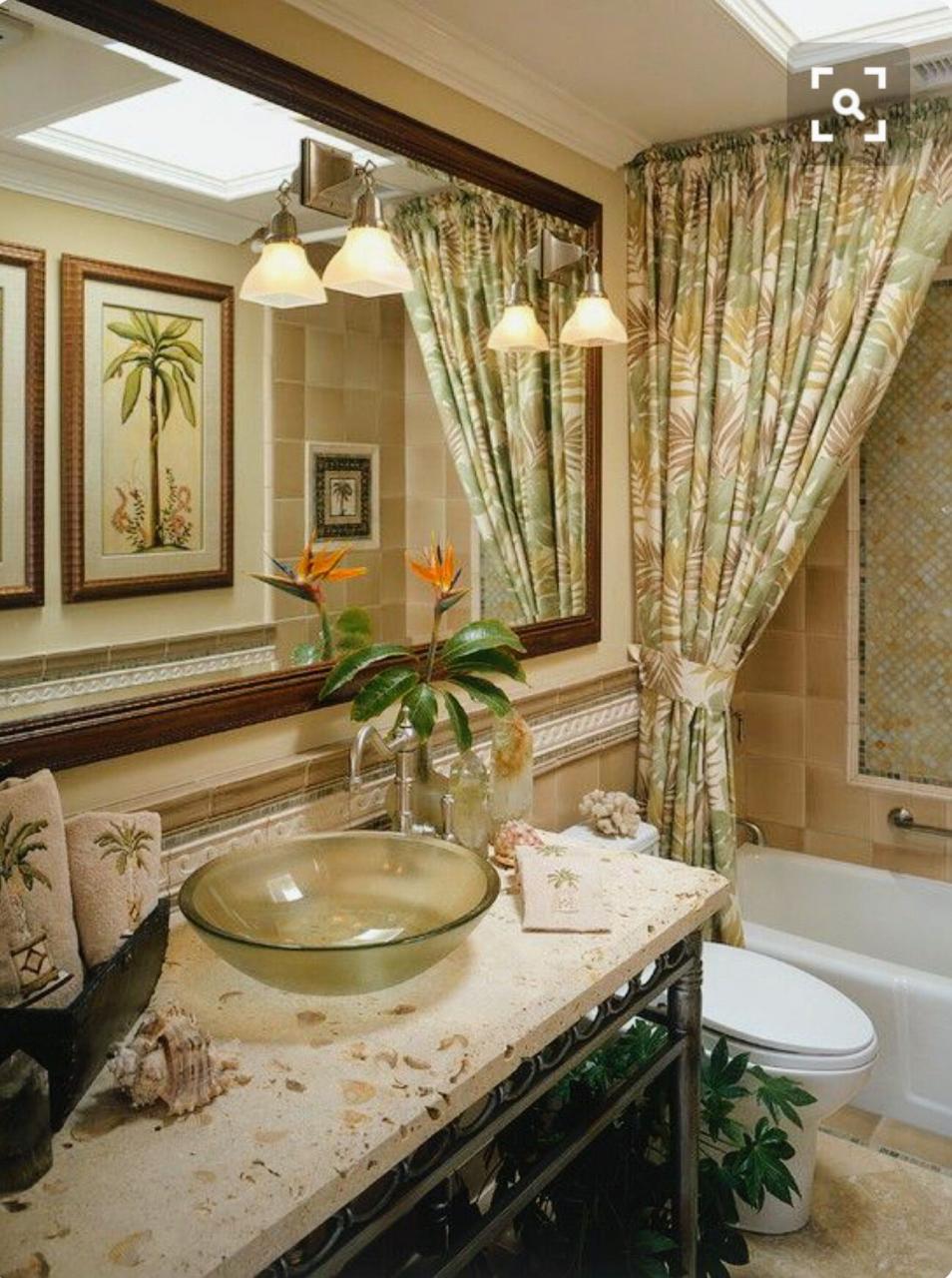 Pin by ASHLEY NORMAN on Ralph Lauren Home Tropical bathroom decor