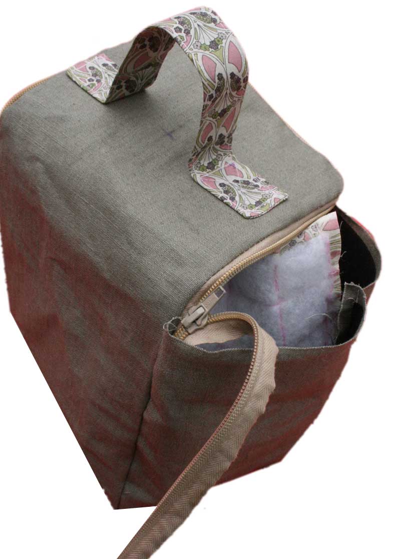 Zipper Organizer Storage Box Bag. Free Tutorial DIY Tutorial Ideas!