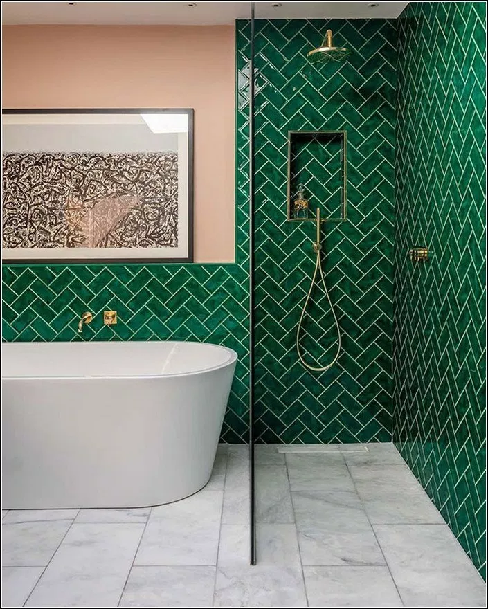 Emerald Green Bathroom Decor Emerald Green And Gold Bathroom