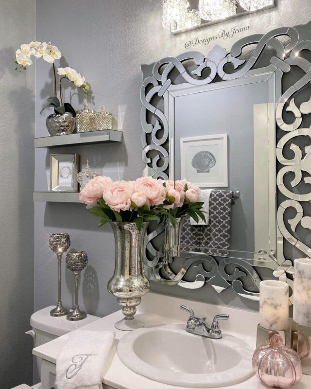 Glam Bathroom Decor Ideas, Glam Bedroom Decor, Bathroom Interior Design