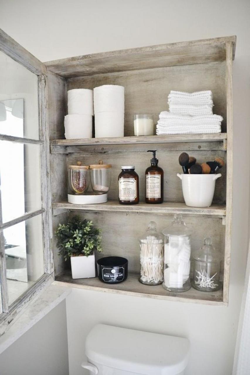 30 Best Bathroom Storage Ideas and Designs for 2018