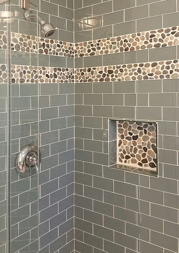 26 Top Photos Decorative Tile Border In Shower / How To Use Accent