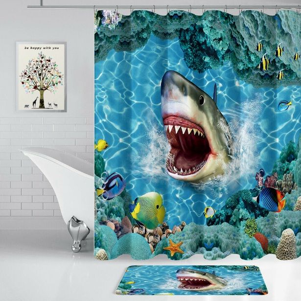 Shark Bathroom Decor for Your Kids Home Interiors Shark bathroom