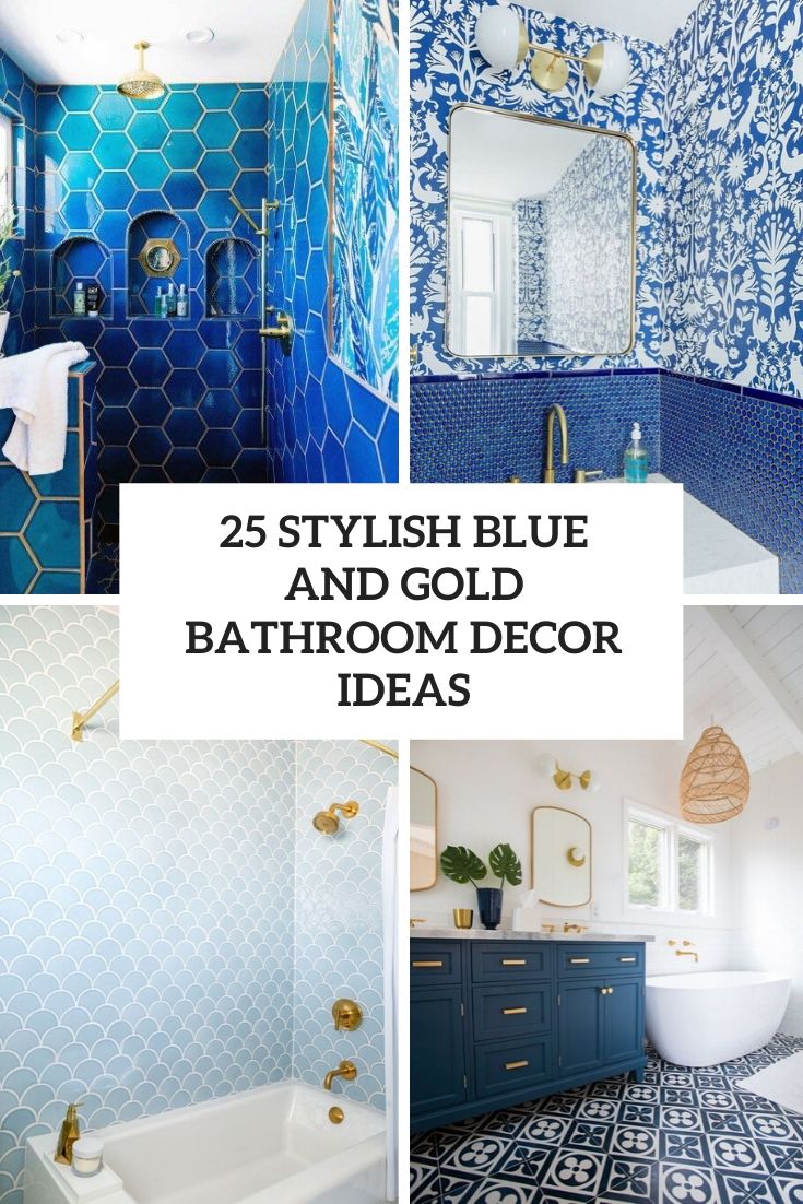 Navy Blue And Gold Bathroom Accessories Semis Online