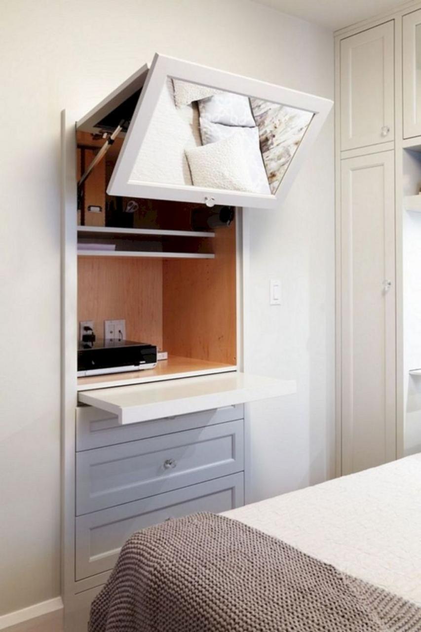 30+ Smart Hidden Storage Ideas For Small Spaces This Year Hidden desk