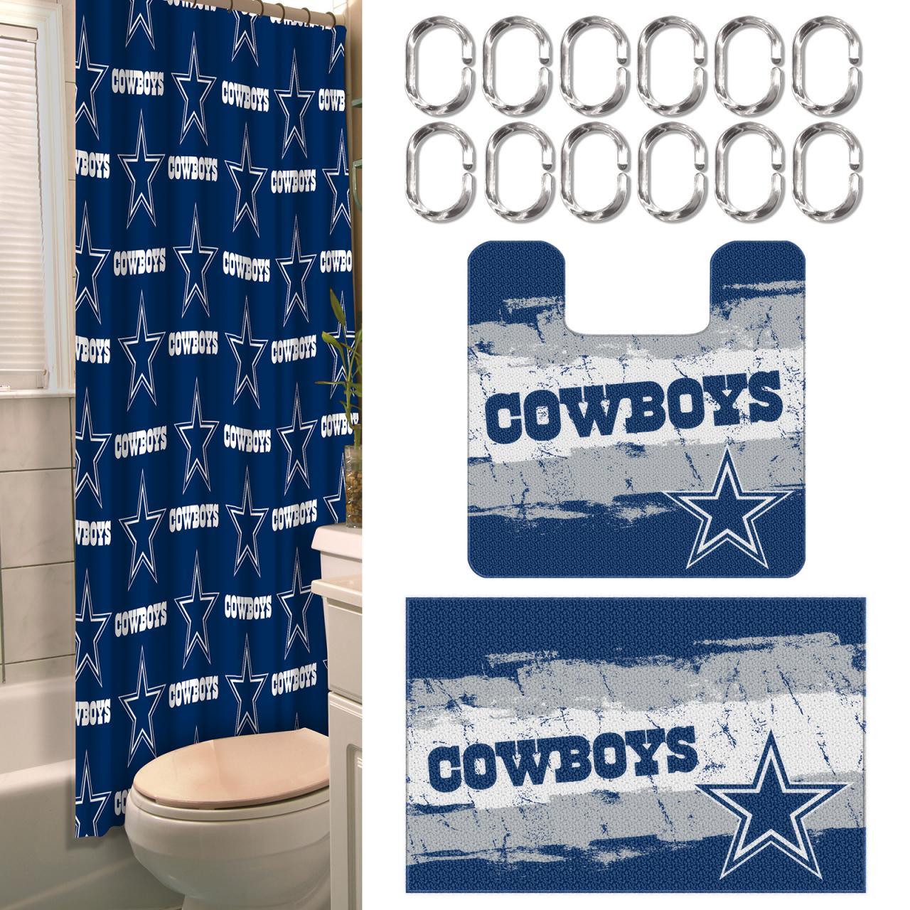 NFL Dallas Cowboys Bathroom Set