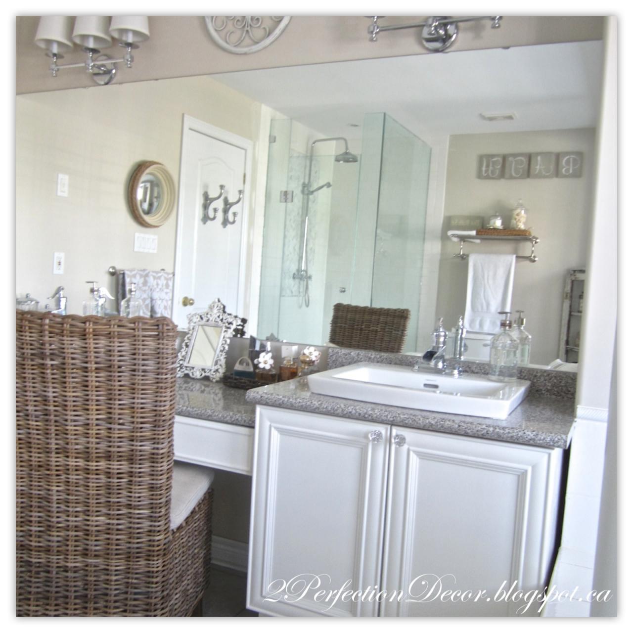 2Perfection Decor Updating old Bathroom Sinks.. while reusing old