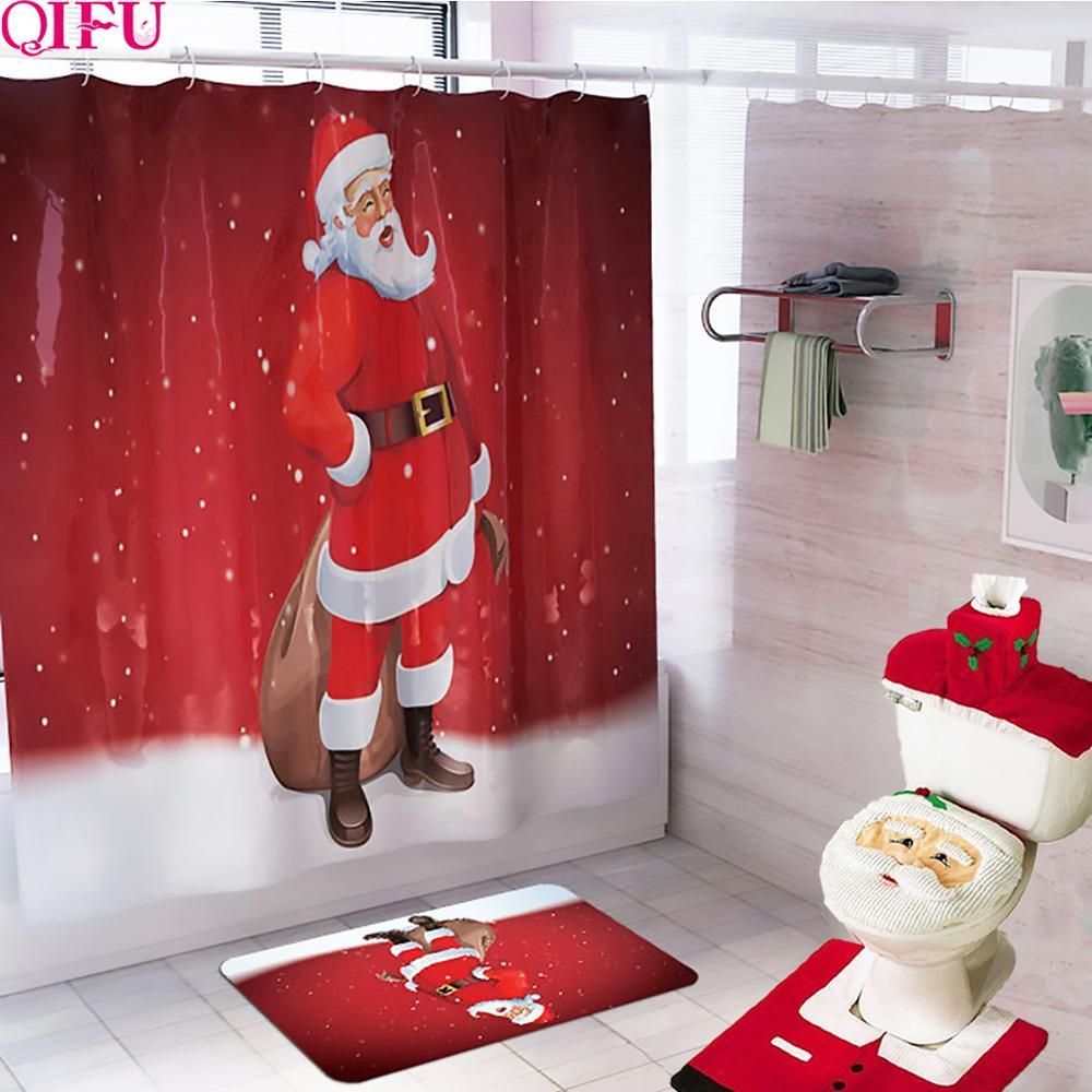 Santa Claus Bathroom Set Bathroom Decor