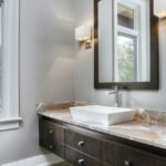 Custom floating Vanity in Walnut Diy Bathroom Remodel, Bathroom Renos
