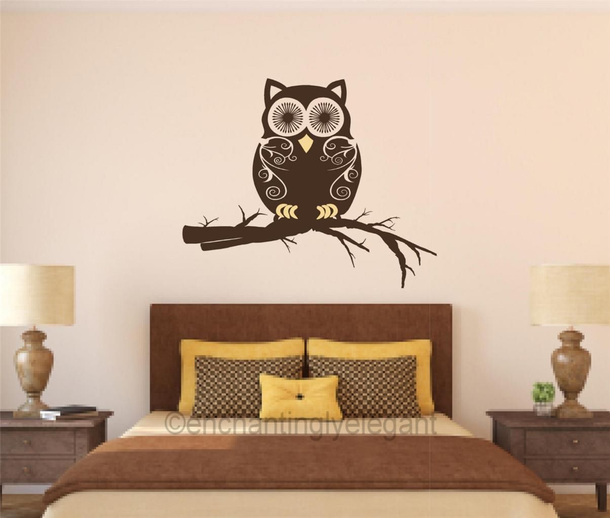 Lovely owl idea for the wall ) Totally putting this to my room Owl