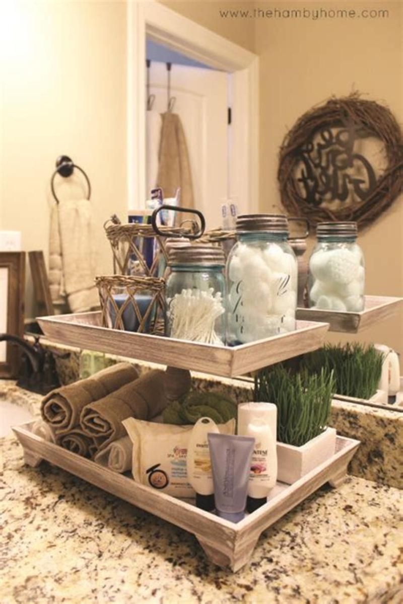 40 Beautiful Bathroom Vanity Tray Decor Ideas 1 DecoRecent Tray