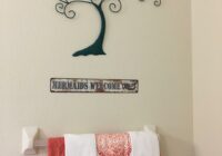 Bathroom decor hobby lobby metal wall art and towels from kohls. All