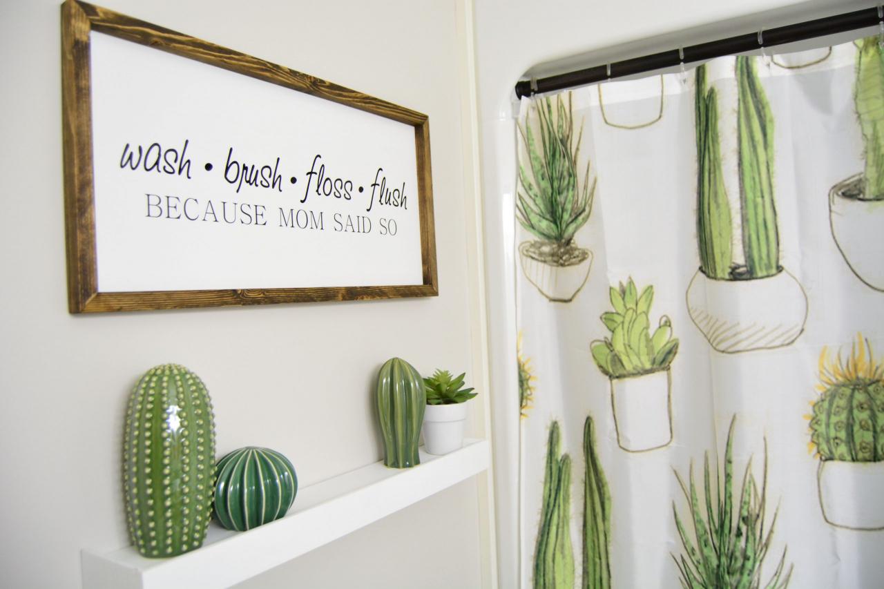 20+ Cactus Bathroom Decor PIMPHOMEE