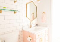 Bathroom Décor + Shower Accessories Pink And Brown Bathroom Ideas