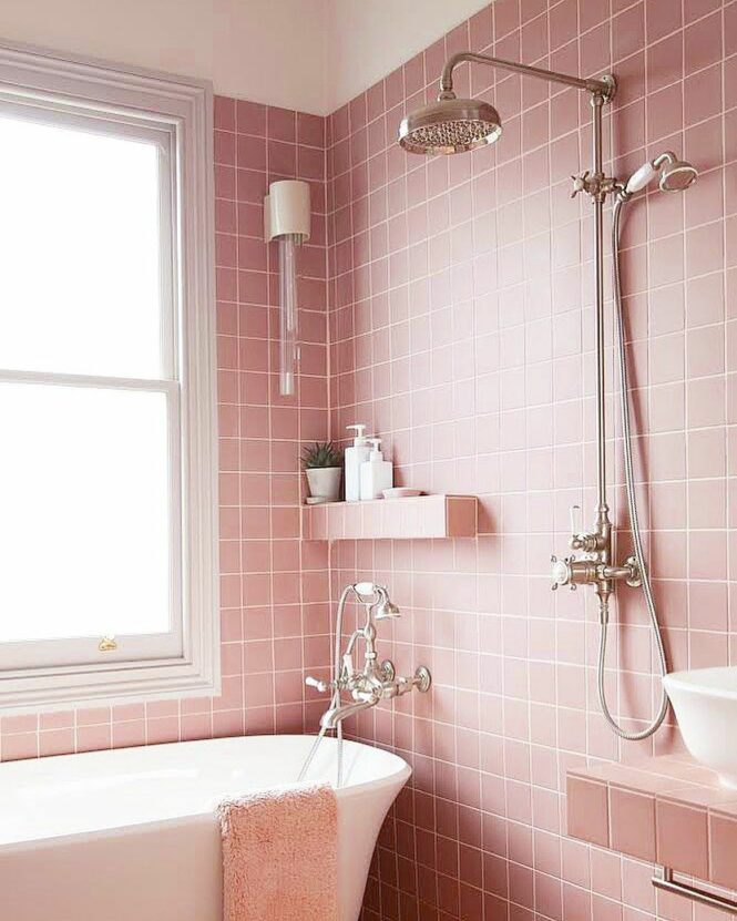 Trend Home 2021 Bathroom Color Ideas Pink THINK PINK! 5 GIRLY