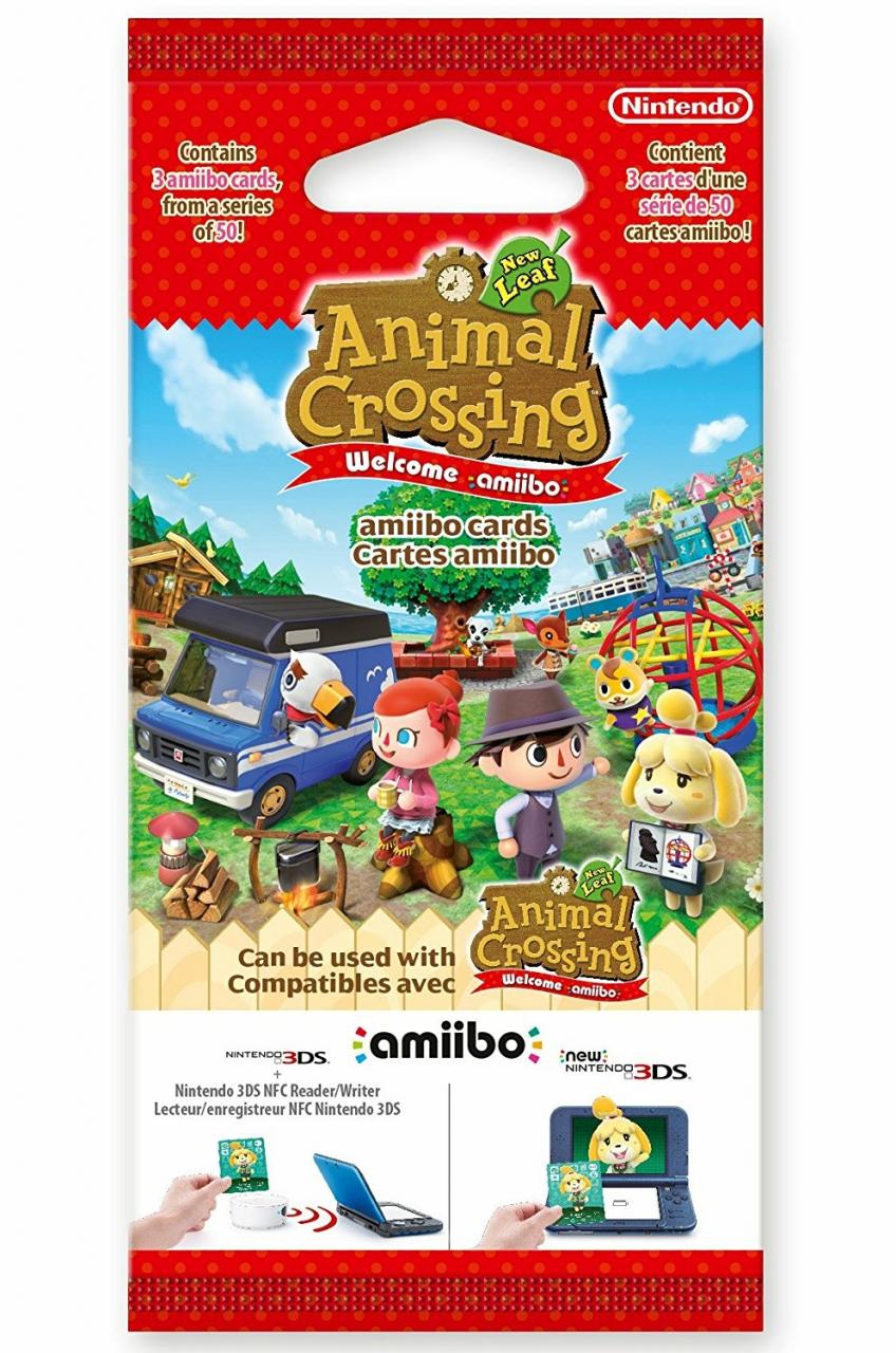3 Cartes Amiibo Animal Crossing New Leaf amiibo Référence Gaming