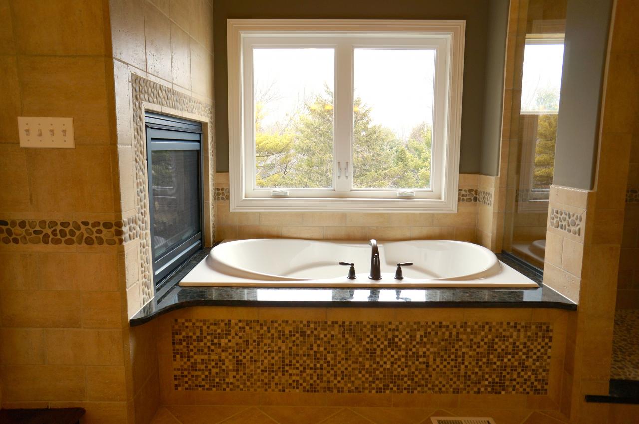 Master Bathroom In Stewart Ridge Community of Plainfield, IL Rustic