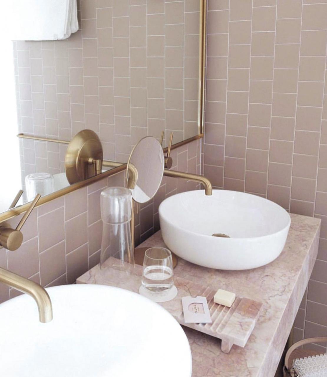 mauve pink & gold bathroom Pink home decor, Quirky home decor, Home