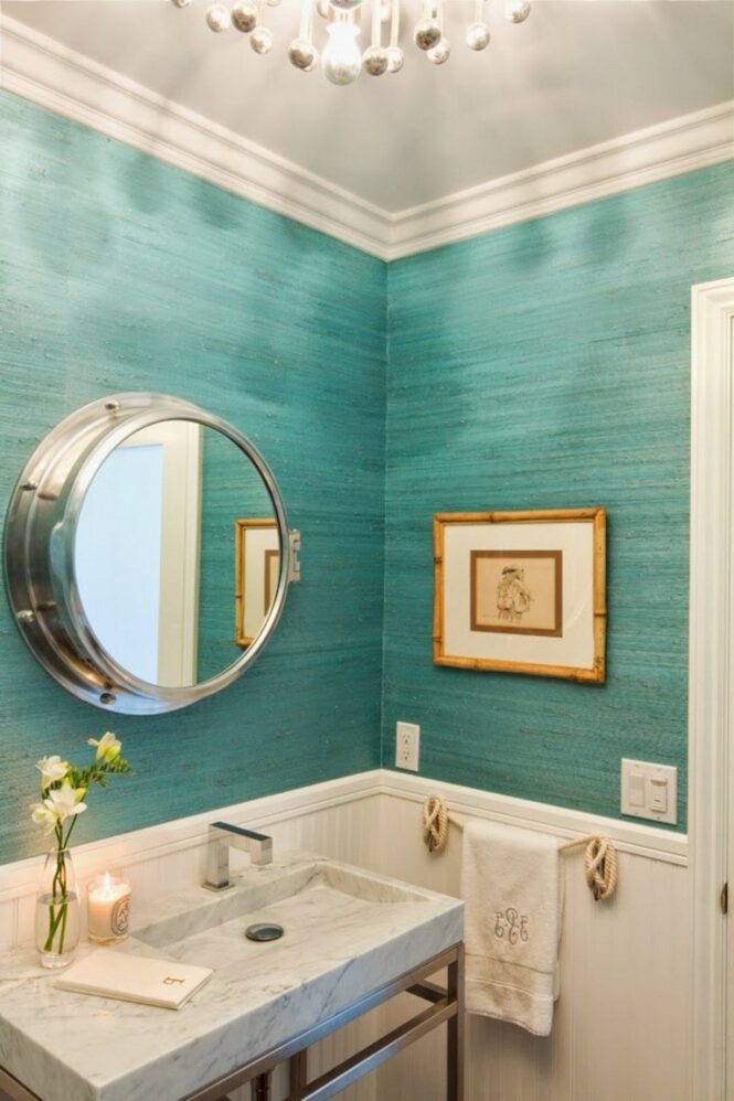 35+ Amazing Coastral Nautical Bathroom Decor Ideas Page 8 of 38