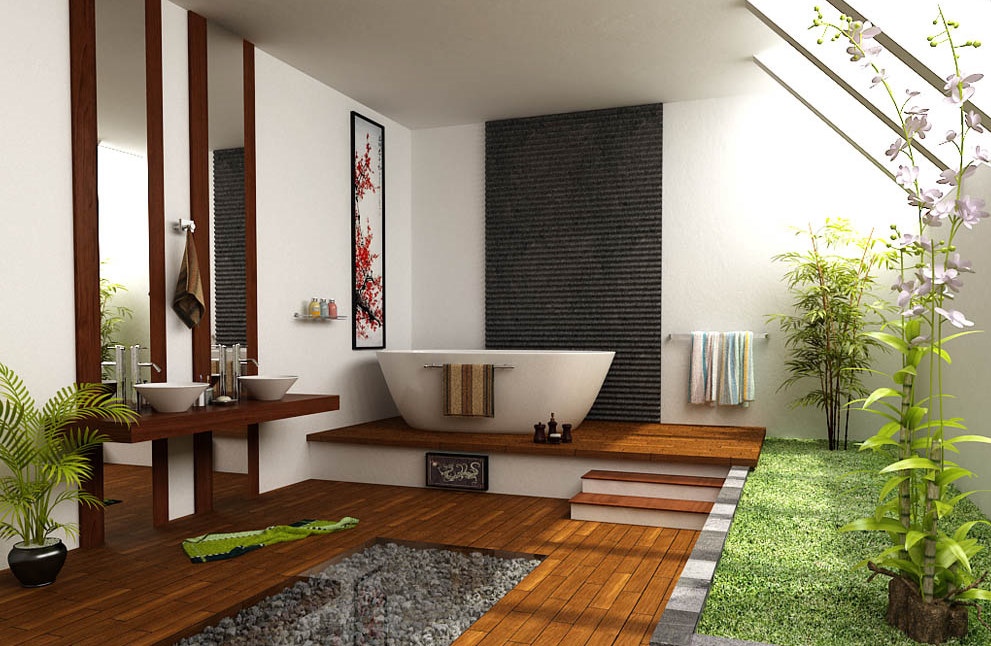 Zen bathroom Interior Design Ideas