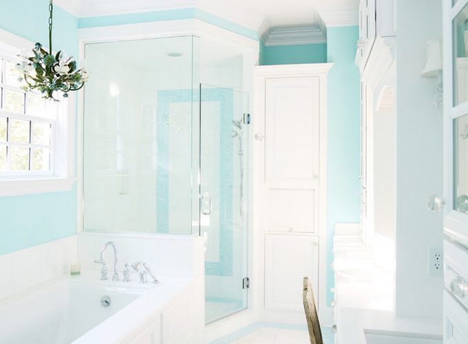 Bathroom Blue bathroom decor, Tiffany blue bathrooms, Turquoise bathroom