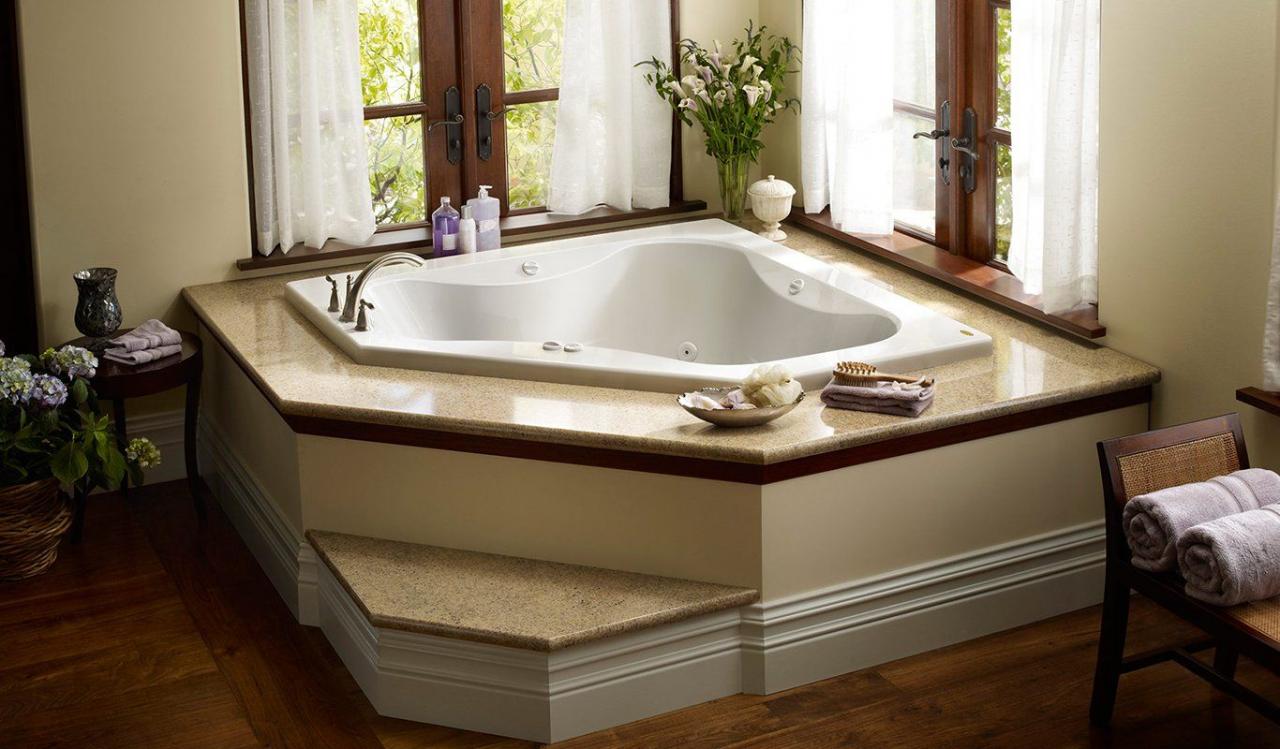 Primo® Corner Bath Jacuzzi Baths Corner bath, Bathroom interior