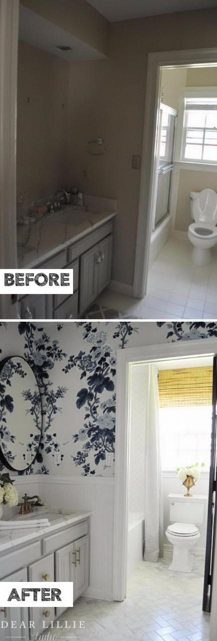 50+ Bathroom Makeovers With Before And After Photos 2023