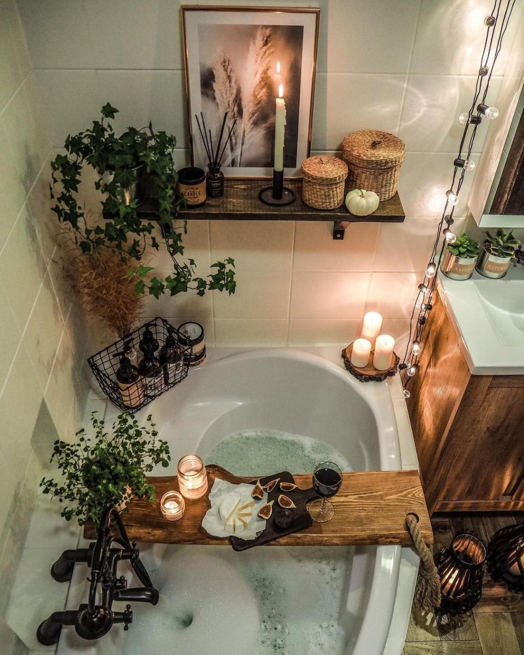 Soothing Bath for all Senses Boho bathroom decor, Boho bathroom ideas