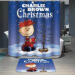 A Charlie Brown Christmas Peanuts Shower Curtain Charlie brown