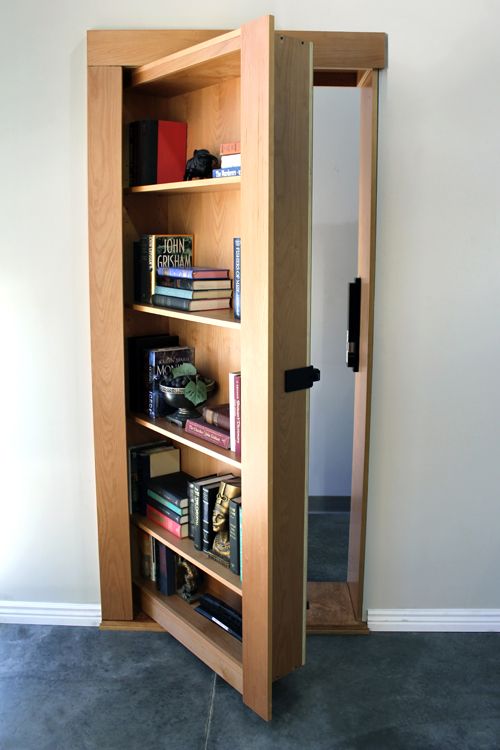 Our secret bookcase door is used by celebrities and royalty worldwide