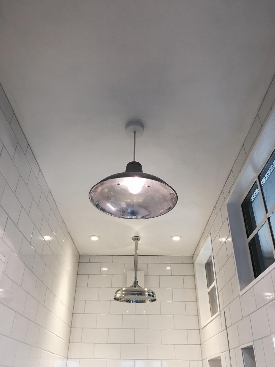 Hanging Bathroom Lights, Rustic Bathroom Lighting, Bathroom Ceiling