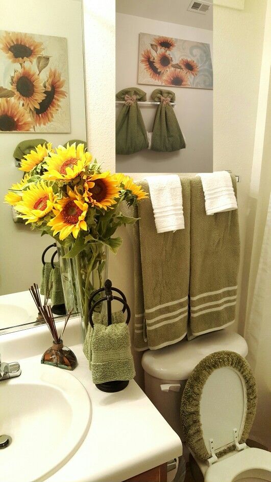 My Sunflower theme bathroom designmynewbathroom Bathroom themes