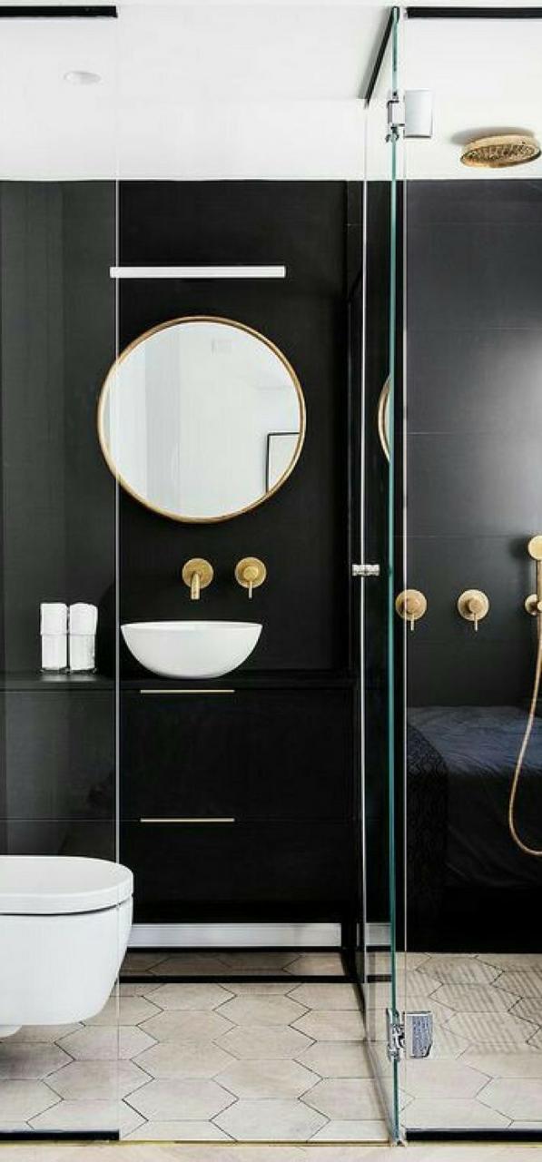 50+ Minimal Bathroom Decor Ideas Minimal bathroom, Black decor, Decor