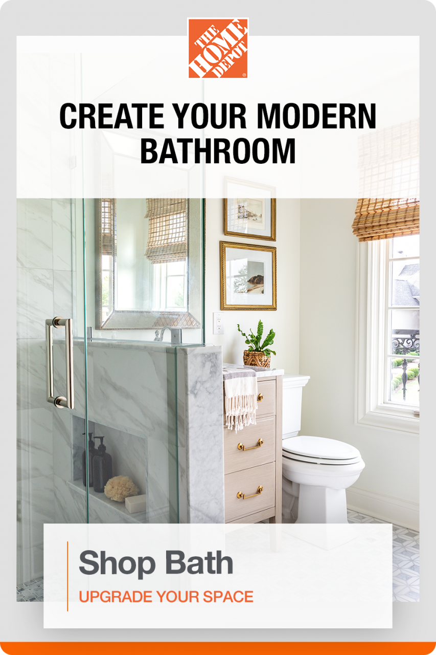 Make your dream bathroom a reality at The Home Depot. Modern bathroom