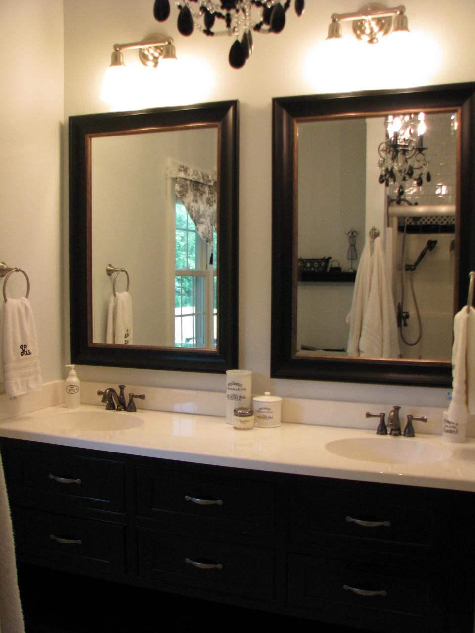 I need to step it up…… 2 mirrors in bathroom, Bathroom decor